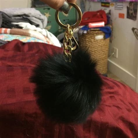 michael kors puff ball keychain|Michael kors key chain + FREE SHIPPING .